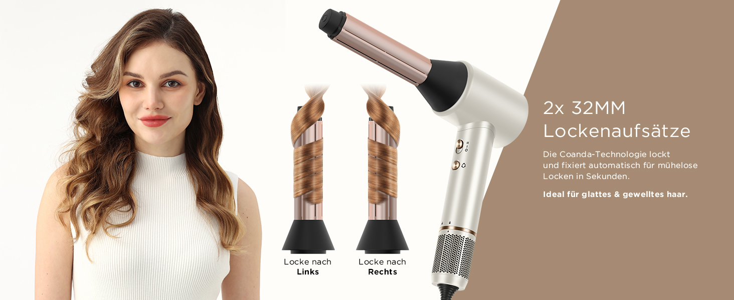 Професійний фен для волосся PARWIN PRO BEAUTY Air-Sonic з HD-LED дисплеєм, безщітковим мотором 110,000 об/хв та іонізацією (200 млн негативних іонів), швидке сушіння, колір шампань-срібло