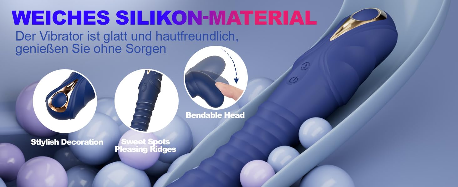 Вібратор для жінок Leiser – 2-в-1 вібратор-дилдo з 10 режимів вібрації та 3 режимами імпульсу, гнучкий наконечник для стимуляції G-точки та клітора, м'який силікон, перезаряджається, дискретна упаковка