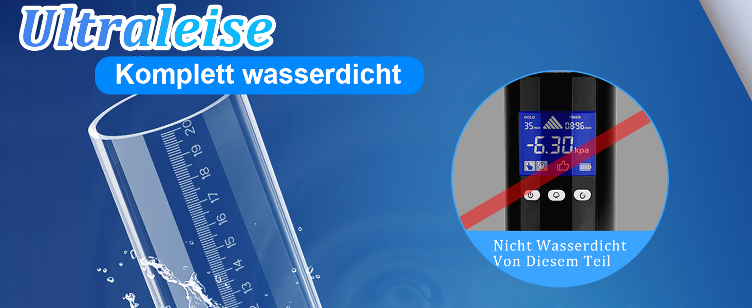 Електрична вакуумна помпа для чоловіків NAIXBTY для збільшення пеніса та покращення ерекції. Різні режими, вакуумна помпа для стимуляції, секс-іграшки. Розміри: 22.9*5.1 см