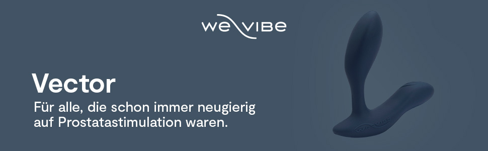 We-Vibe Vector: Масажер простати та перинеума для чоловіків - анальний секс-іграшка з пультом дистанційного керування, керована через додаток, гнучкий силіконовий вібратор (сірий)