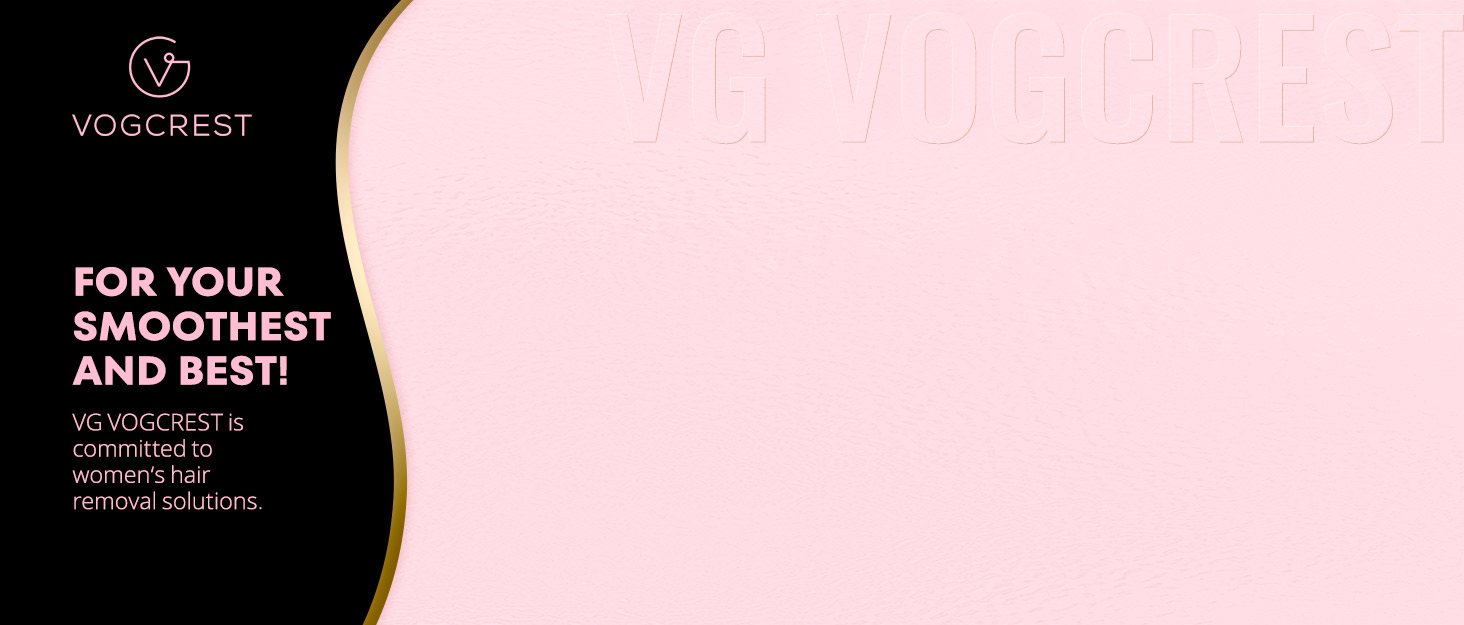 Електричний тример для бікіні VG VOGCREST: безболісний акумуляторний епілятор для жінок (руки, пахви, ноги, зона бікіні), рожевий