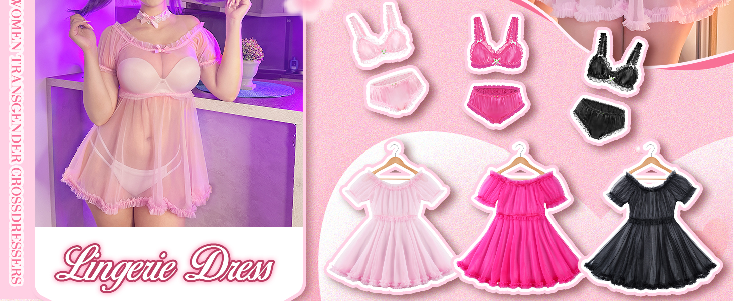 Прозора мереживна сукня-боді LittleForBig для дорослих та дітей, рожева, розмір XXL