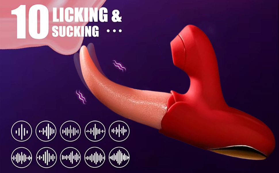 Вібратор для клітора та сосків Guspiun з функцією лизання та масажу G-точки. Іграшка для дорослих, для жінок та пар.