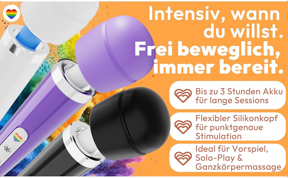 Вібратор-масажер Magic Wand для жінок – 20 режимів, 10 інтенсивностей, бездротовий, з силіконовою головкою, для кліторального масажу, секс-іграшка для пар та індивідуального використання (білий)