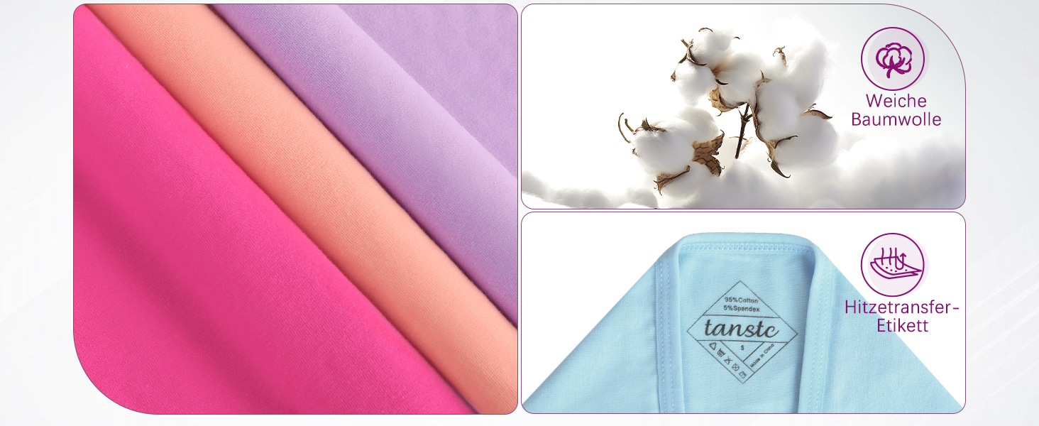 Танстц Спідня білизна для жінок, 5 шт. в упаковці, бавовна, висока талія, дихаючі труси, м'яка жіноча білизна, кольори: червоний, синій, зелений, сірий, чорний (L, світло-блакитний, яскраво-зелений, світло-рожевий, лососевий, світло-фіолетовий)