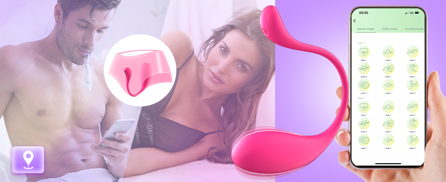 Вібратор жіночий з пультом дистанційного керування, 9 режимів, для інтимної насолоди. Іграшка для дорослих, червоний.