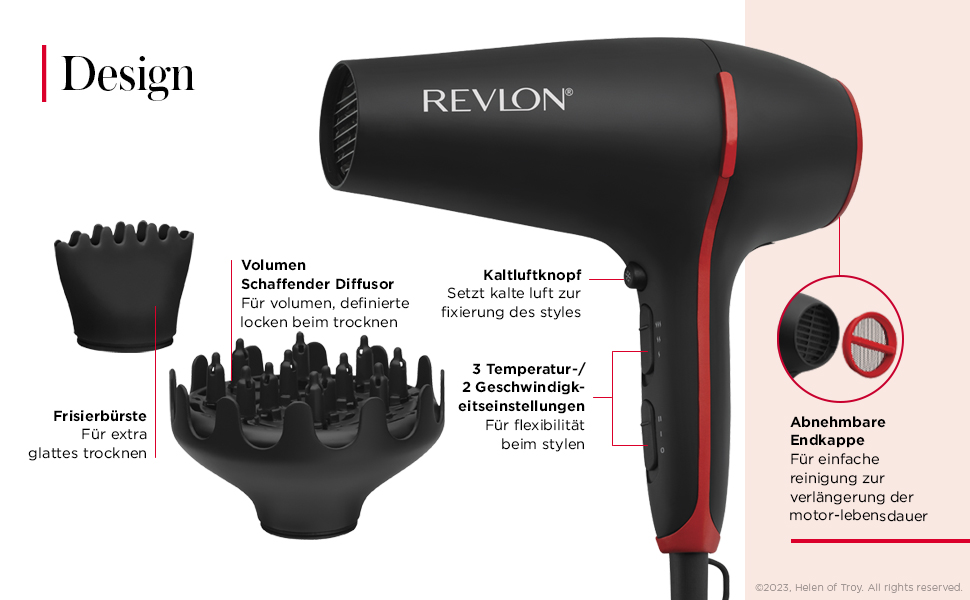 Фен для волосся Revlon Fast & Light RVDR5823 SmoothStay — професійний, швидка сушка