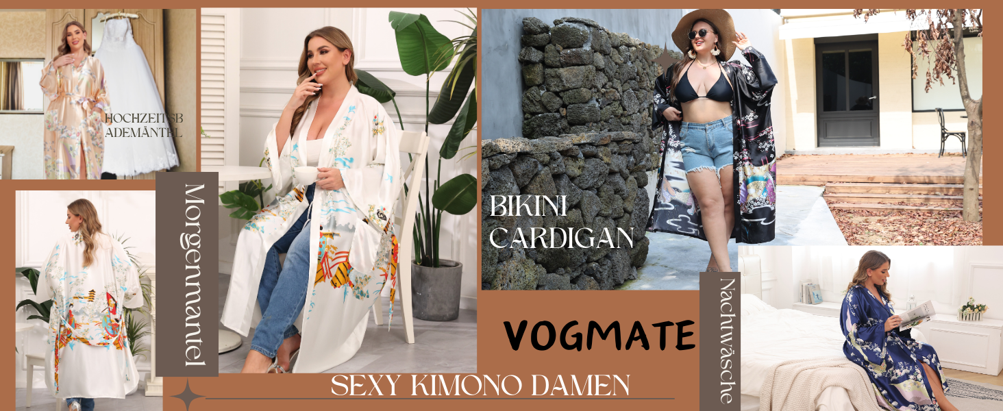 Кимоно халат для жінок, великі розміри, сатин, квітковий принт, чорний, XL