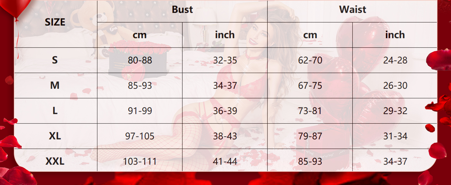 Комплект спідньої білизни RSLOVE для жінок: мереживний бюстгальтер, стрінги та пантагони. Червоний.