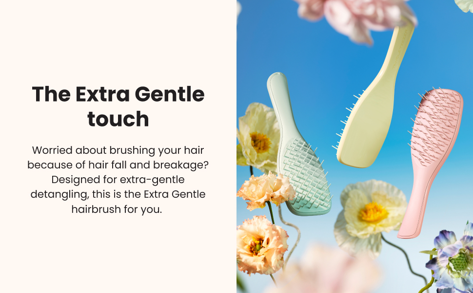 Гребінець-розчісувач Tangle Teezer Ultimate Detangler для вологого та сухого волосся, Chamille — для дбайливого розплутування та запобігання ламкості