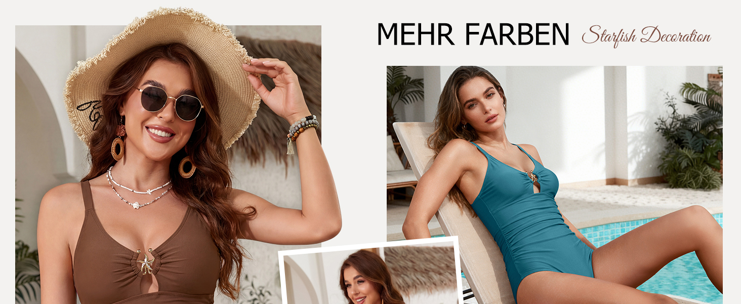 Купальник жіночий SHEKINI з вирізом, контролем живота, флуоресцентний рожевий