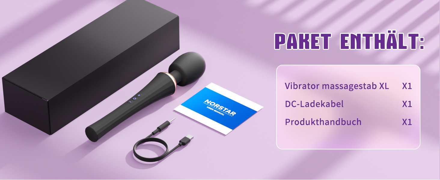 Вібратор з гнучким наконечником для жінок та пар: 5 частот, 3 інтенсивності, IPX6, чорний