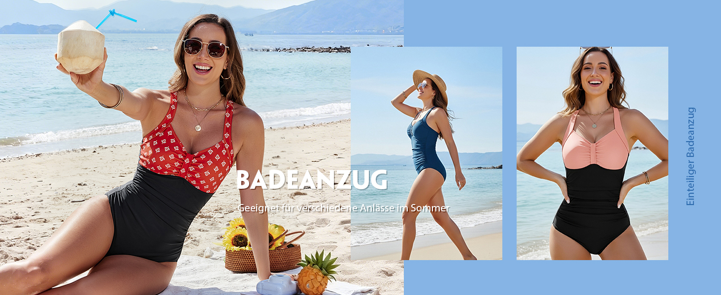 Чоловічий купальник Nadeer Badeanzug: одноцільний, висока талія, Push Up, V-подібний виріз, спортивні смуги, чорний, XL