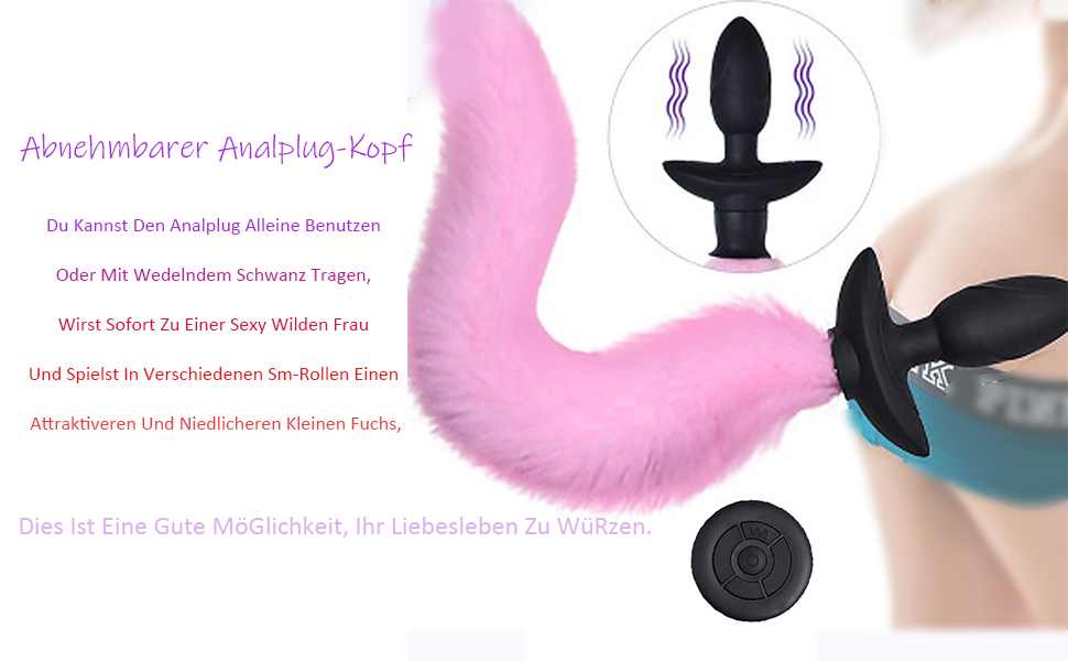 Анальні вібратори ChicLSQ з пультом дистанційного керування – силіконовий анальний плагін з пульта та вібрації, косплей, для жінок та чоловіків, розширювач ануса, чорний