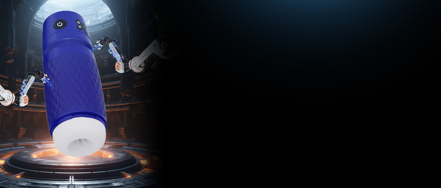 Іграшка для чоловіків Eanatoys Masturbieren – мастурбатор з 3 сосками, 4 вібраторами, 3D реалістична вагіна, функція імітації оргазму, портативна секс-іграшка, блакитна