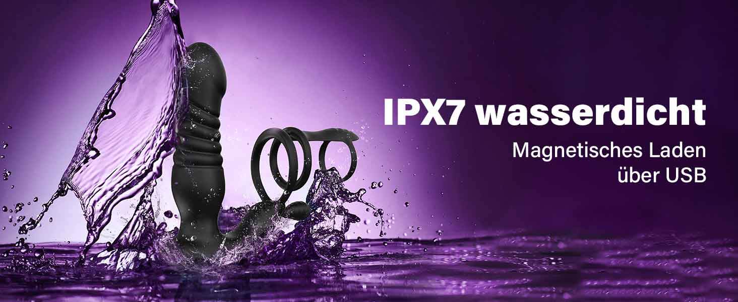 Масажер для простати та пеніса PINTLE з 10 телескопічними режимами та функцією імпульсу. Набір для чоловіків та пар.