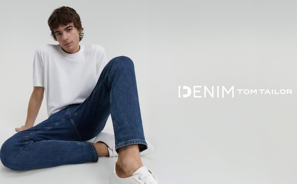 Чоловічі джинси Tom Tailor Piers Slim Fit, темно-сірий колір Dark Stone Wash, розмір 36W/32L