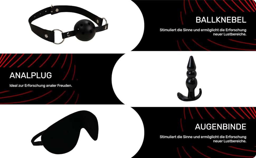 Набір для бондеражу з 18 предметів: фета, наручники, маска для очей. Ідеально для початківців та досвідчених. Еротичні іграшки для пар