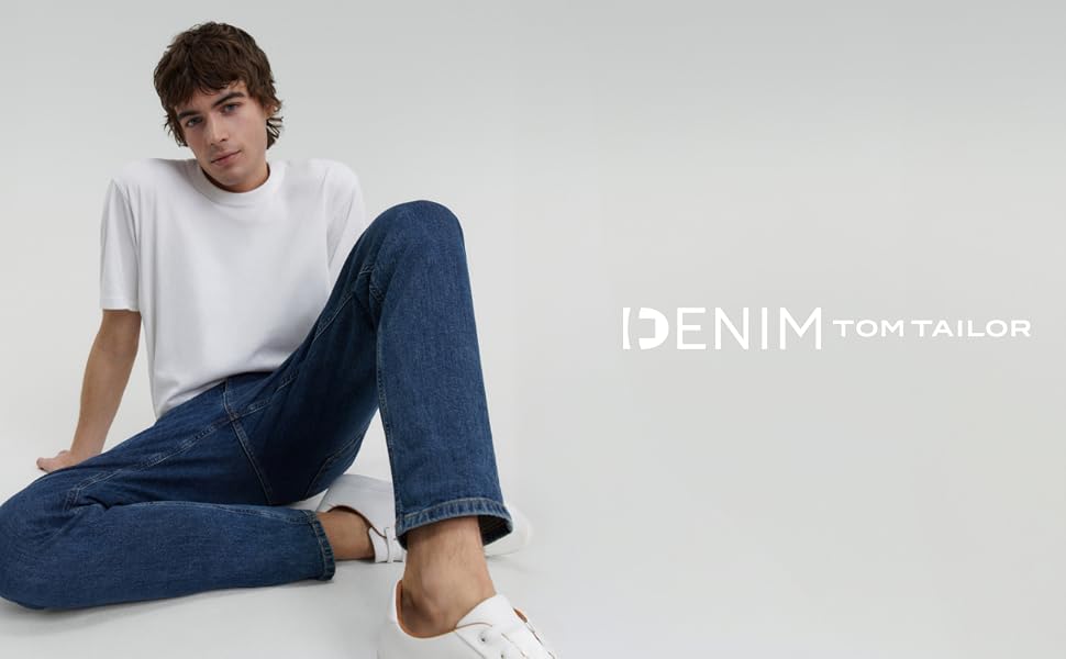 Чоловічі джинси Tom Tailor Denim Aeden Straight, сірі (Mid Stone Grey), розмір 34W/32L
