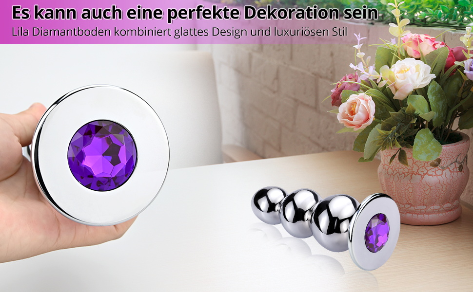 Анальний плагін з нержавіючої сталі з кулями - іграшка для дорослих, SM для жінок, пар, чоловіків