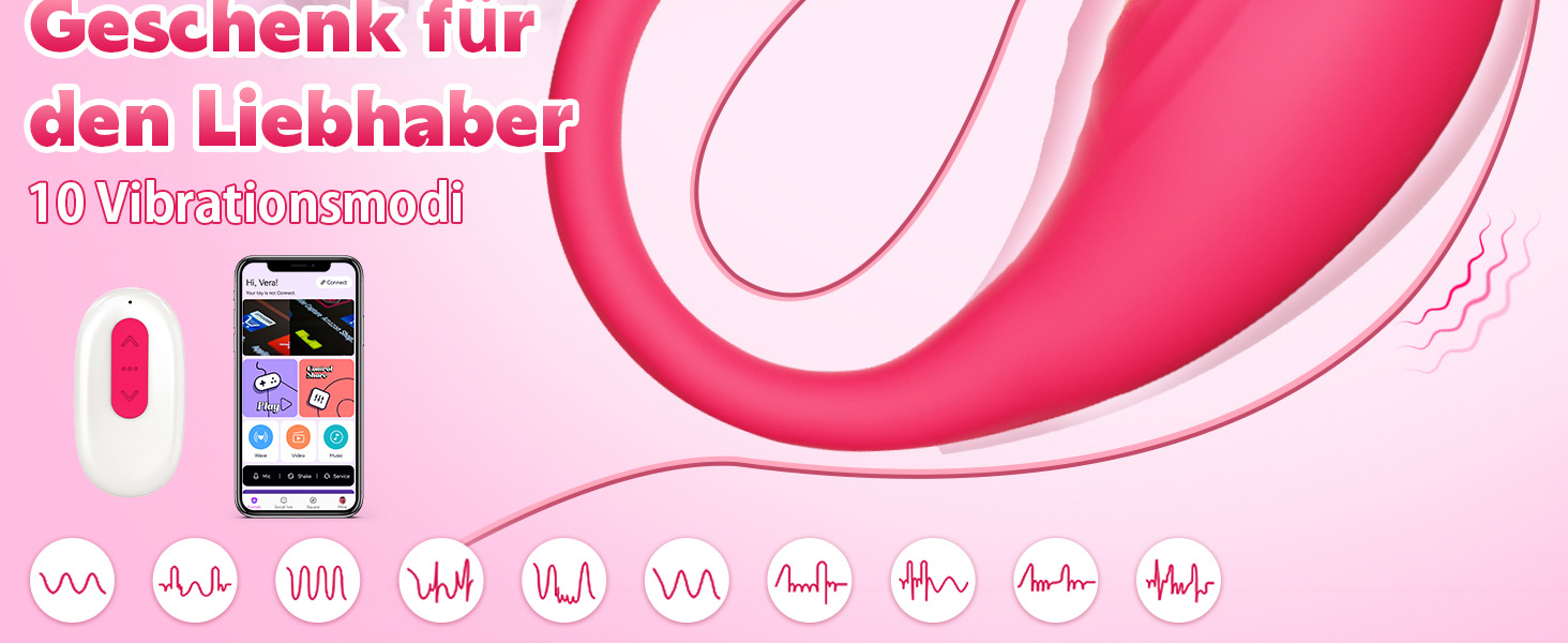 Вібратор жіночий з додатком та 10 режимами, для пар, тихий, кліторальний – Vibro ei, секс-іграшка, дильдо для анального використання