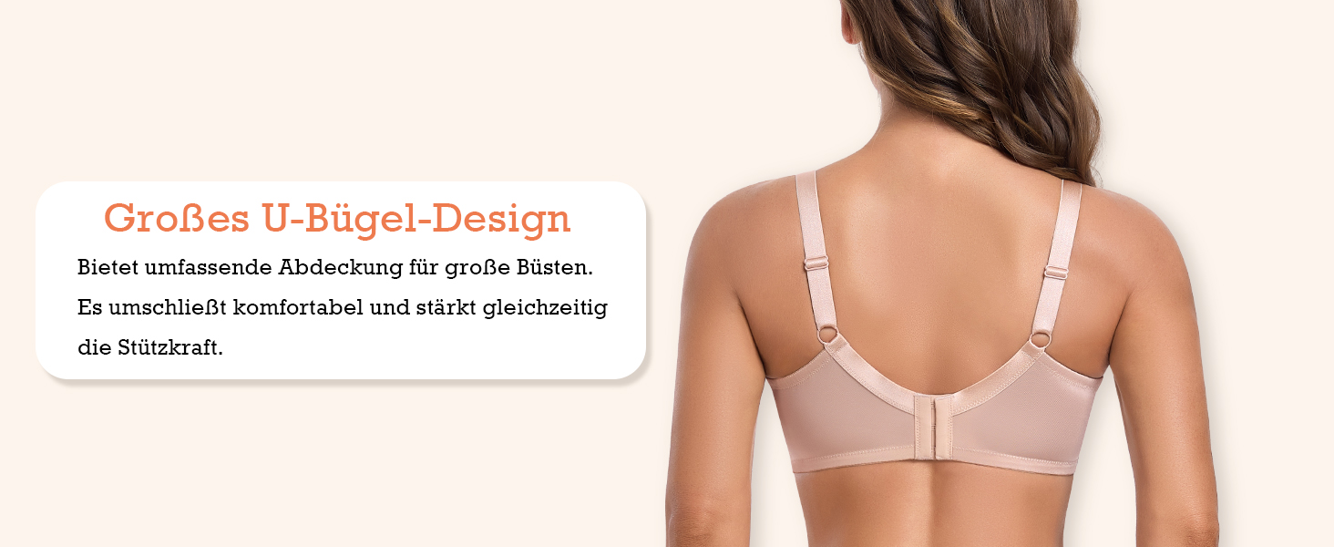 Чорний бюстгальтер Minimizer BH для великих розмірів з мереживом, без пуш-апу, повсякденний, класичний, 90F