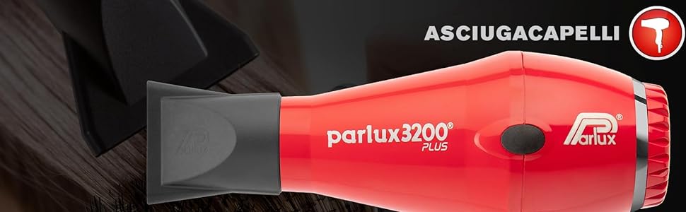 Професійний фен для волосся Parlux 3200 Plus Black для жінок та чоловіків, для догляду та стайлінгу, модель 995-36016