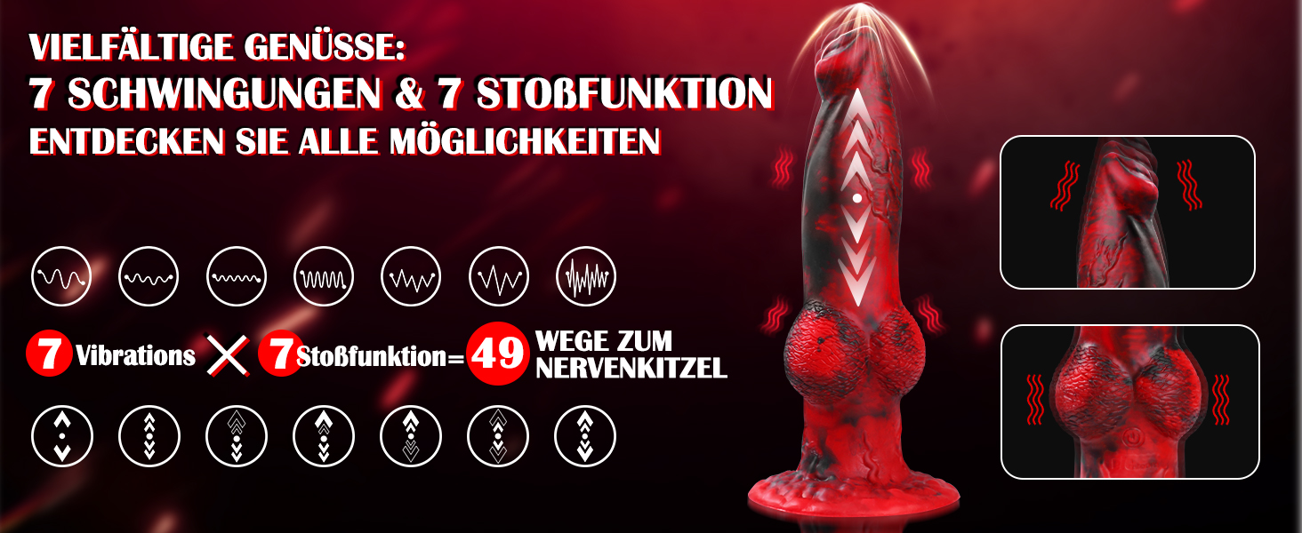 Набір секс-іграшок для жінок: вібратор, анальний дildo, стимулятор простати. Чоловічий анальний плагін з 7 функціями. Чорний та червоний колір
