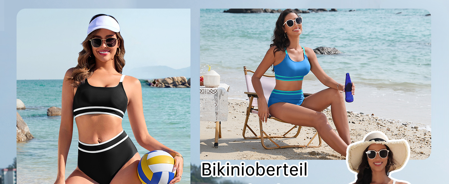 Бікіні Tuopuda для жінок: комплект з високою талією, шорти та топ з пуш-ап, спортивний двочастинний купальник, багряний колір, розмір M