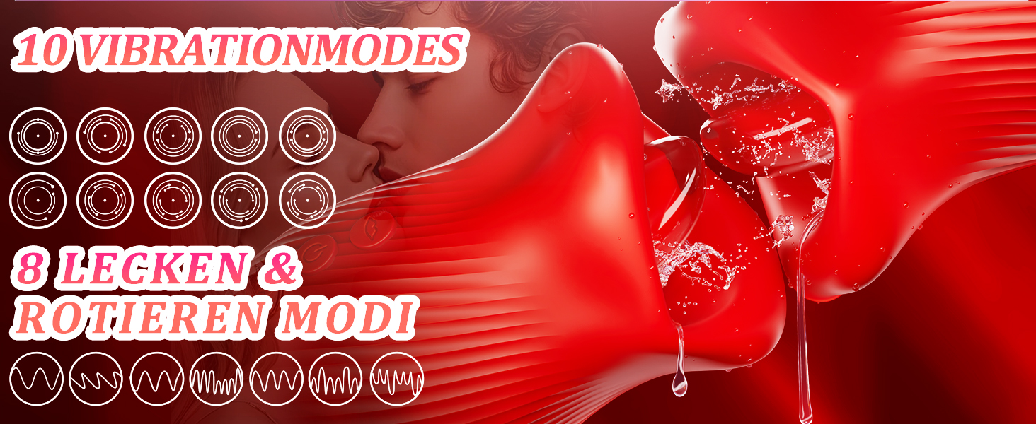 Вібратор Sauger для жінок: 8 режимів, 10 licking, 360° обертання. Іграшка для дорослих, для пар.