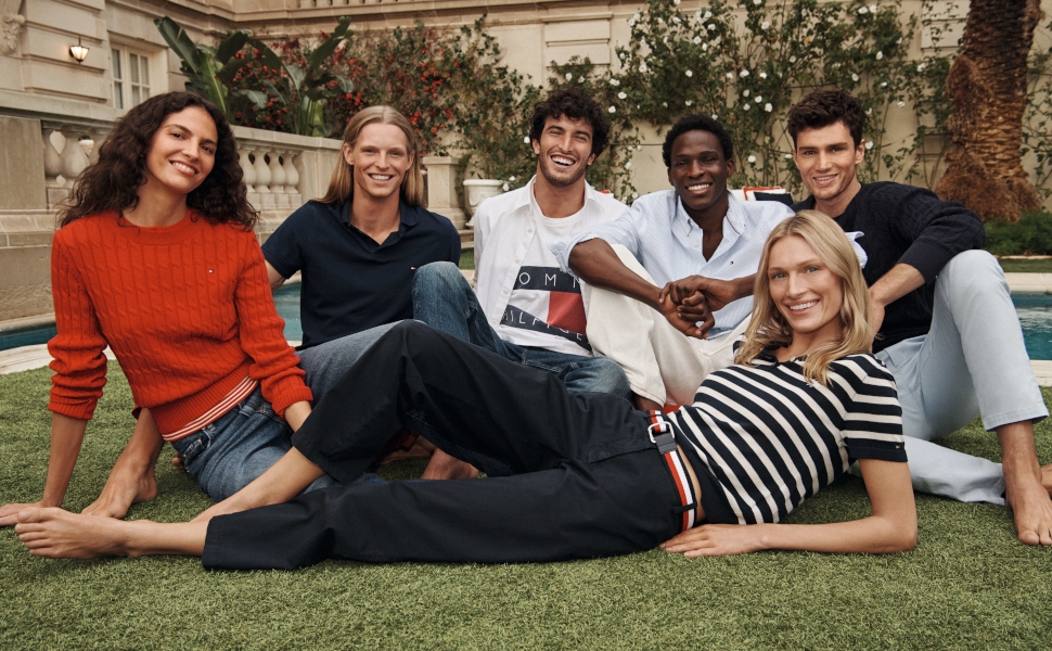 Чоловічий шкіряний ремінь Tommy Hilfiger New Denton 3.5, чорний, розмір 110