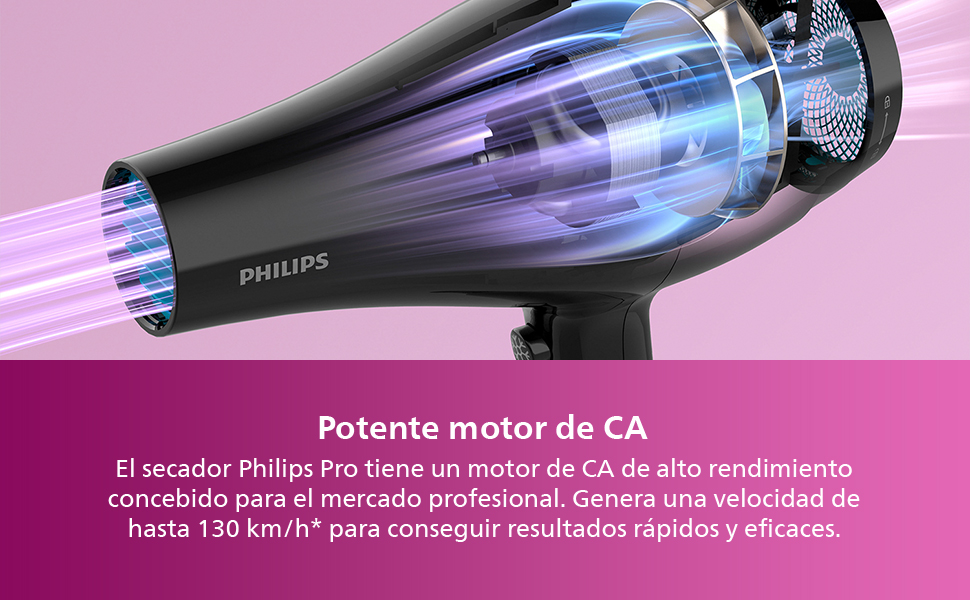 Фен для волосся Philips DryCare Pro з потужним AC-двигуном, модель BHD274/00
