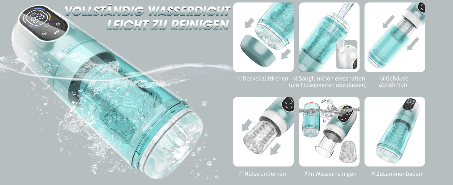 Мастурбатор для чоловіків з телескопічною функцією, вібрацією та насосом - мастурбатор для чоловіків