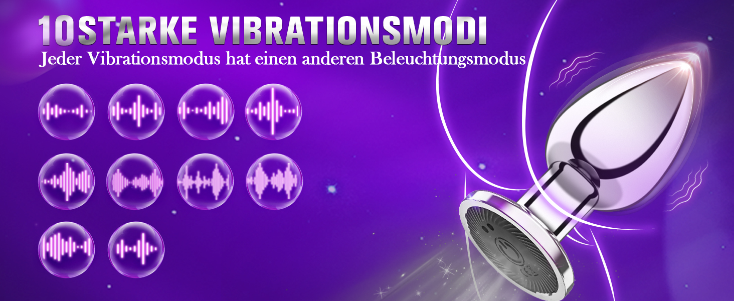 Вібратор анальний для чоловіків та жінок з пультом дистанційного керування, 10 режимів, анаплаг, комплект вібраторів для пар, масаж простати