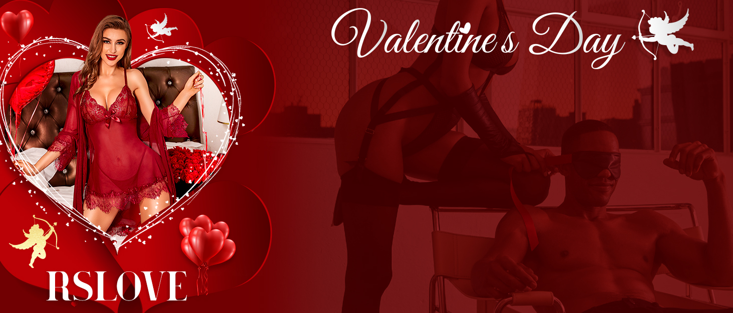 Сексуальна білизна RSLOVE для жінок: мереживний бабідол з халатом, нічна сорочка, піжама, чорний, XL