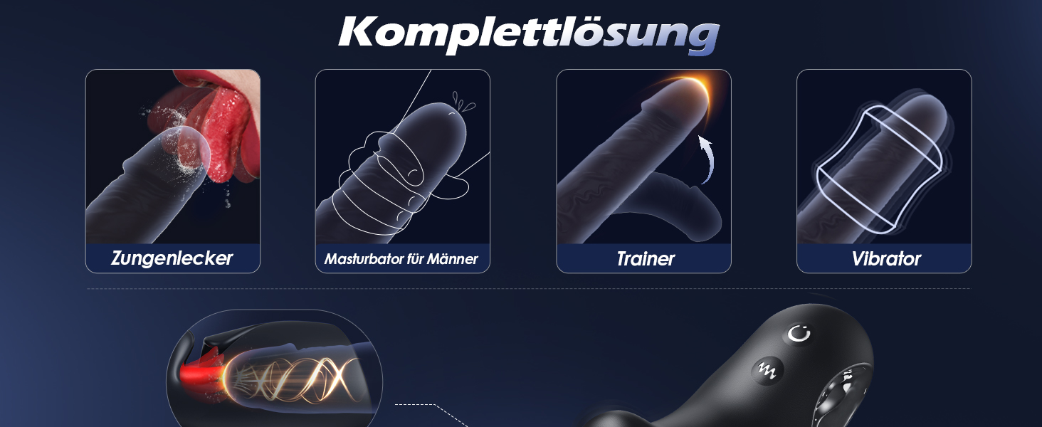 Мастурбатор для чоловіків з 10 режимами вібрації та пульсації, з пульсуючою насадкою та пульсуючою кінцівкою, керування через додаток, Glanvoo