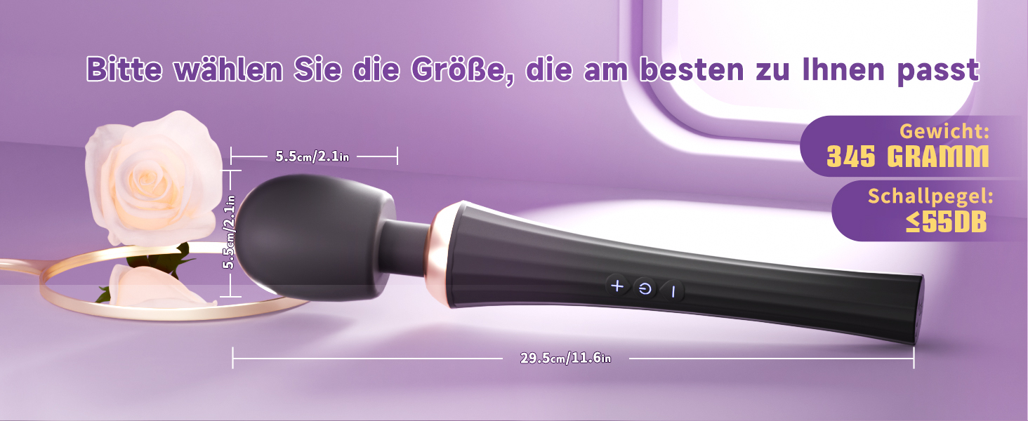 Вібратор з гнучким наконечником для жінок та пар: 5 частот, 3 інтенсивності, IPX6, чорний