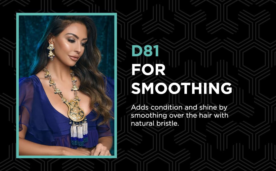 Щітка для волосся Denman D81 Paddle Brush, розчісувальна велика, чорна