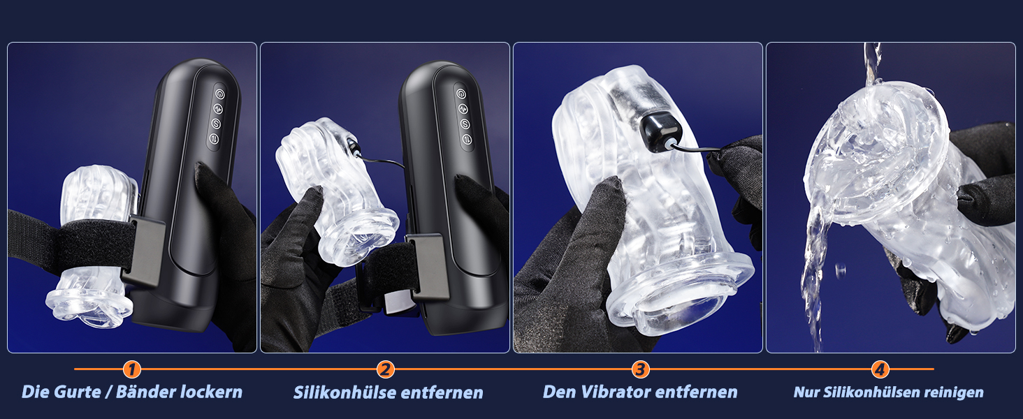 Електричний мастурбатор для чоловіків Honeyexp з 6 телескопічними функціями та 5 швидкостями, 10 вібрацій