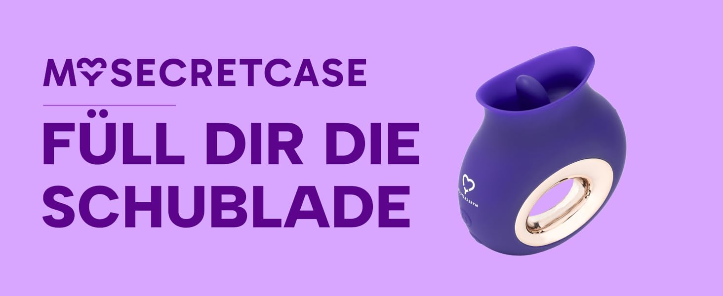 Вібратор для клітора MySecretCase з 9 режимів, USB, для жінок та пар