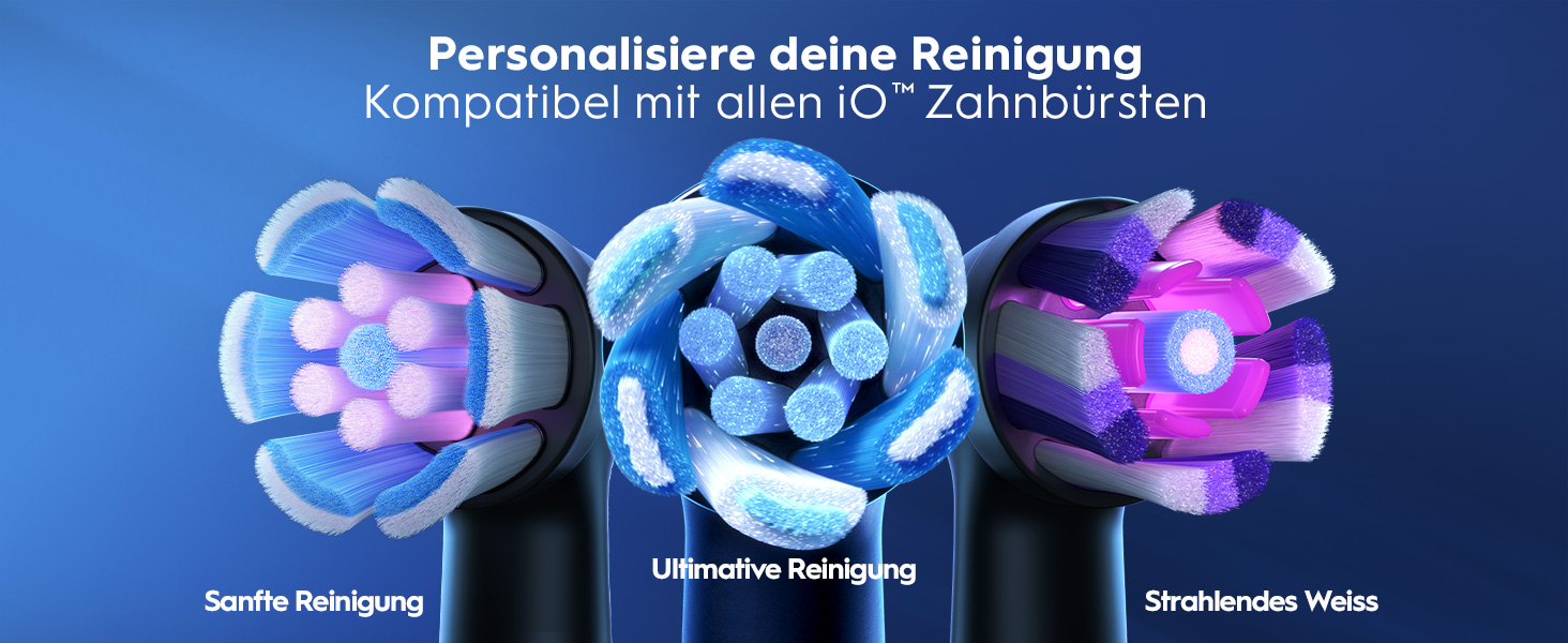 Електрична зубна щітка Oral-B iO Series 5 Matt Black: 5 режимів чищення, насадка та дорожній футляр, чорна