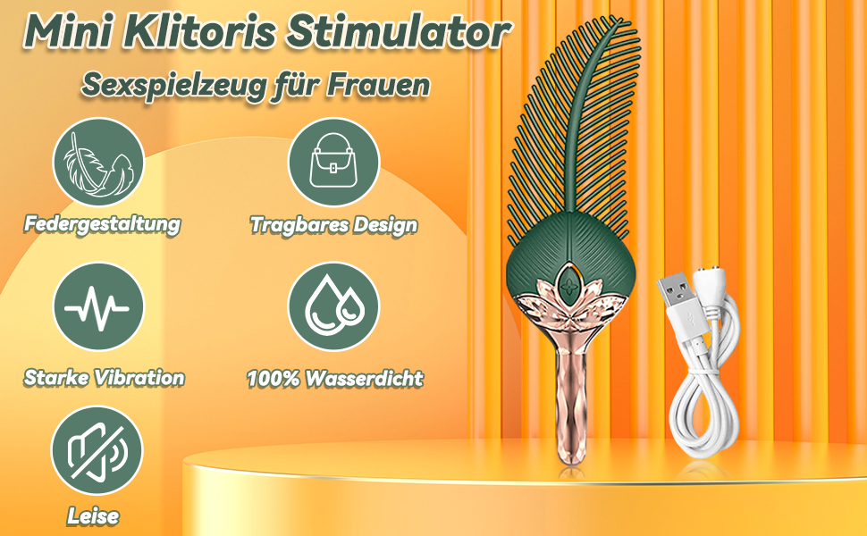 Вібратор ChicLSQ Mini для жінок: стимуляція клітора та G-точки, 10 режимів, масажер сосків, тиха робота, преміум-якість