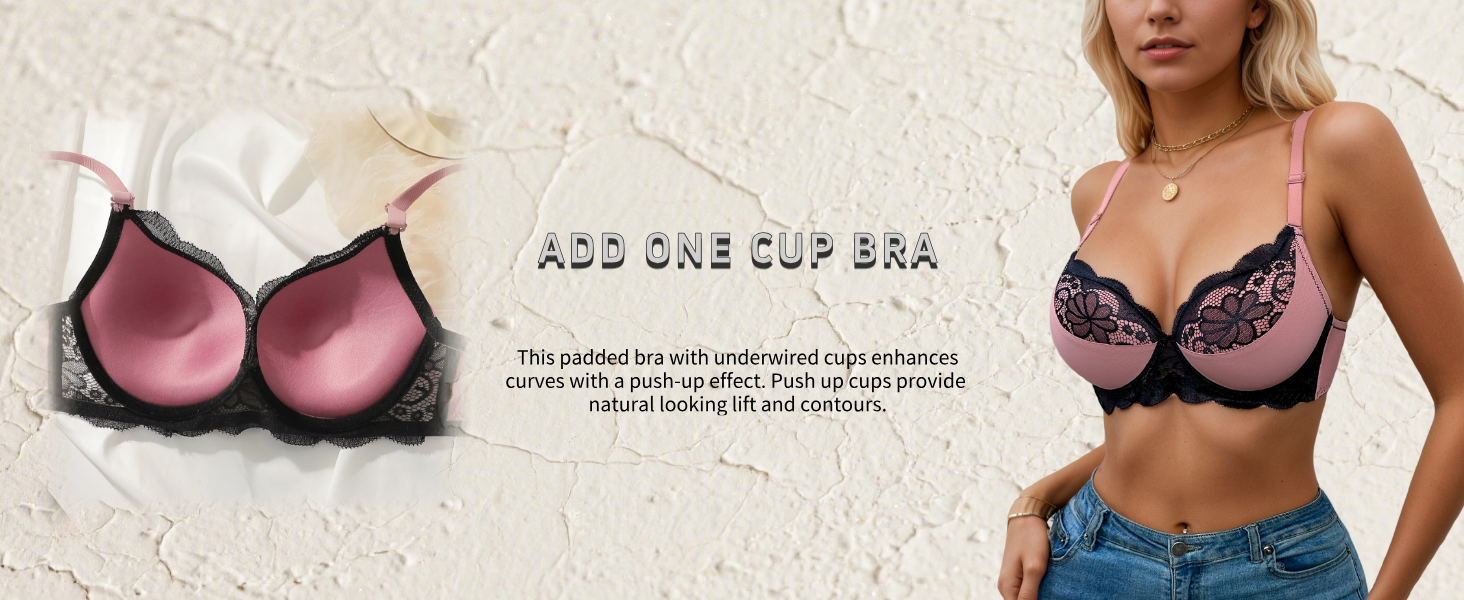 Трусики бюстгальтер для жінок з пуш-ап, квітковий мереживний дизайн, глибокий V-подібний виріз, додавання чашечки, повсякденний одяг, 85B, червоний