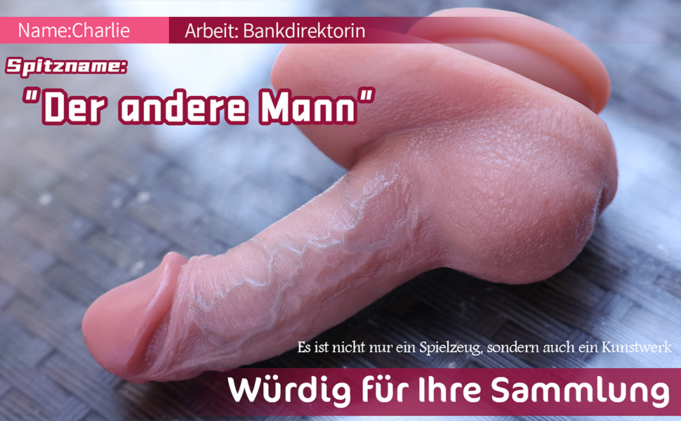 Реалістичний анал-дилда з присоском, 12.5 см, з рідкого силікону для стимуляції G-точки та анального сексу