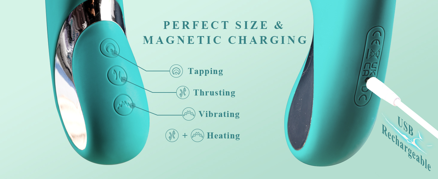 Вібратор G-Punkt Rabbit 3-в-1: анальний дildo, стимулятор клітора, для жінок. Силіконовий вібратор, іграшки для дорослих, для пар. 5 режимів вібрації, XXL