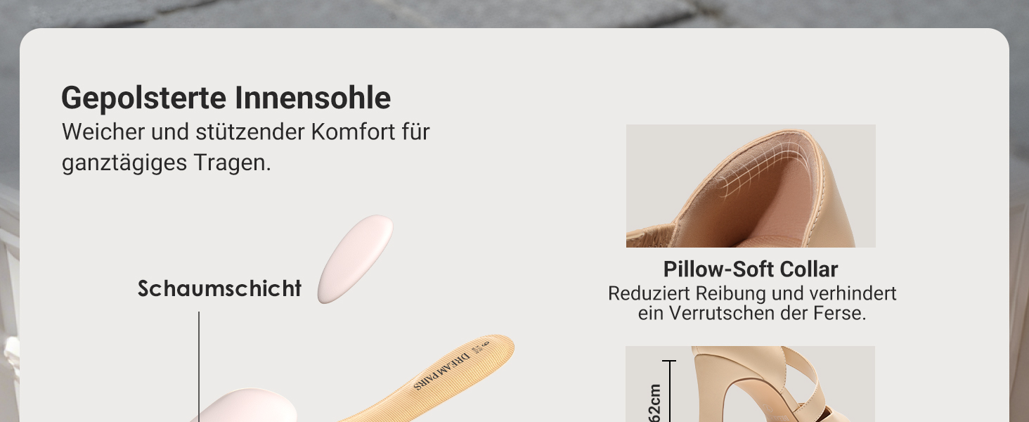 Жіночі весільні туфлі-човники на високих підборах DREAM PAIRS, сріблясті з блискітками, розмір 40 EU