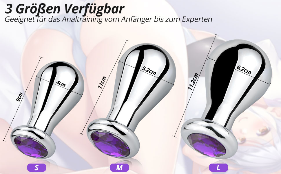 Анальний розширювач Edelstahl Big Bulb (L) – секс-іграшка для досвідчених чоловіків та жінок