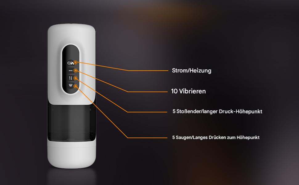Електричний мастурбатор для чоловіків - чаша з насосом, вібрацією та підігрівом. Масажер для статевих органів
