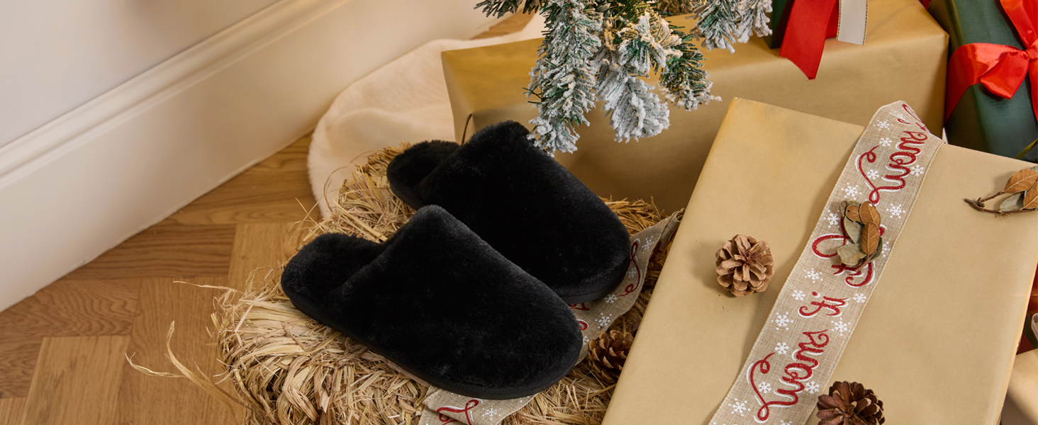 Зимові домашні капці Coswind унісекс з ефектом пам'яті (Memory Foam), теплі плюшеві тапочки з леопарним принтом, розмір 38.5/40 EU