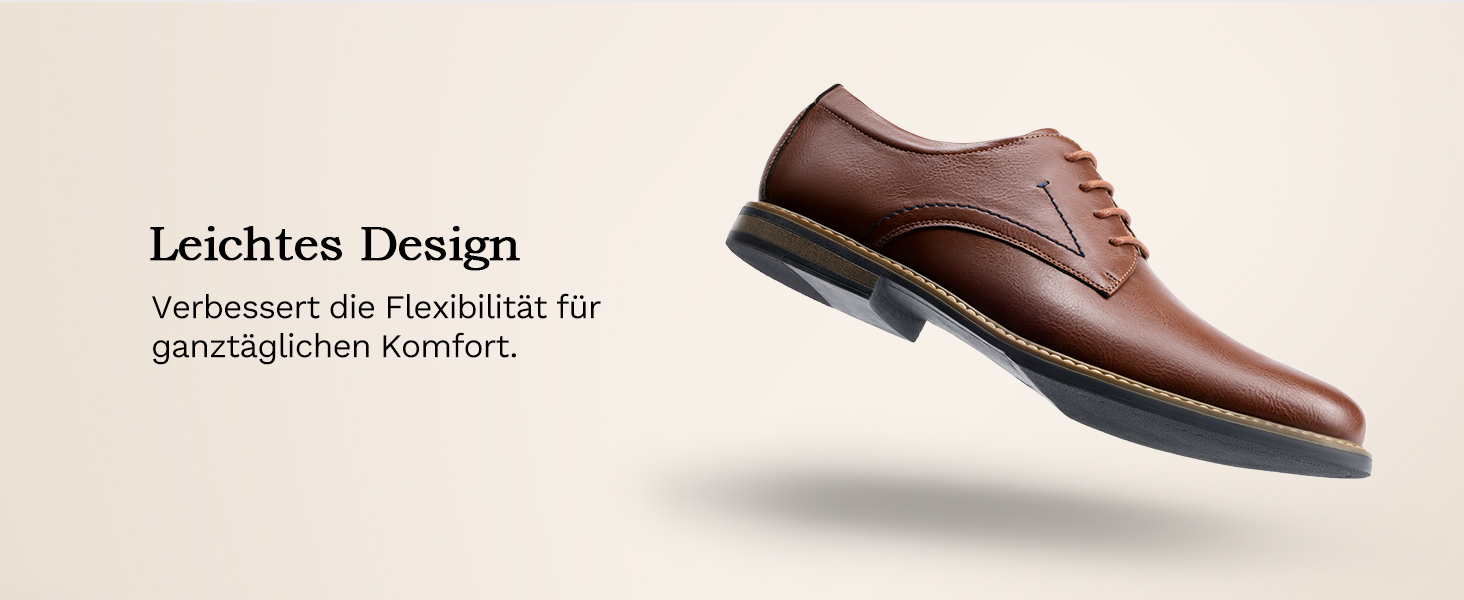 Чоловічі класичні туфлі Bruno Marc: шкіряні бізнес-туфлі Derby Oxfords для весіль та офісу, чорні, розмір 46 EU